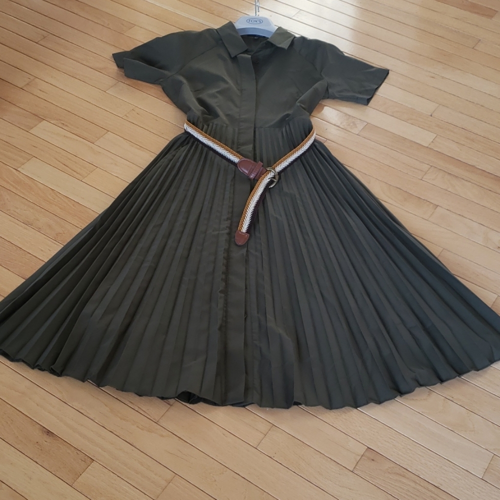 Pleated dress